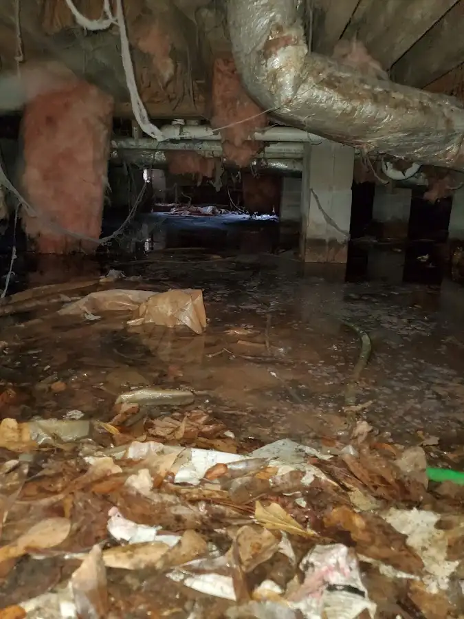 Crawl space flood assessment for Commercial Water Damage Restoration in Camp Verde