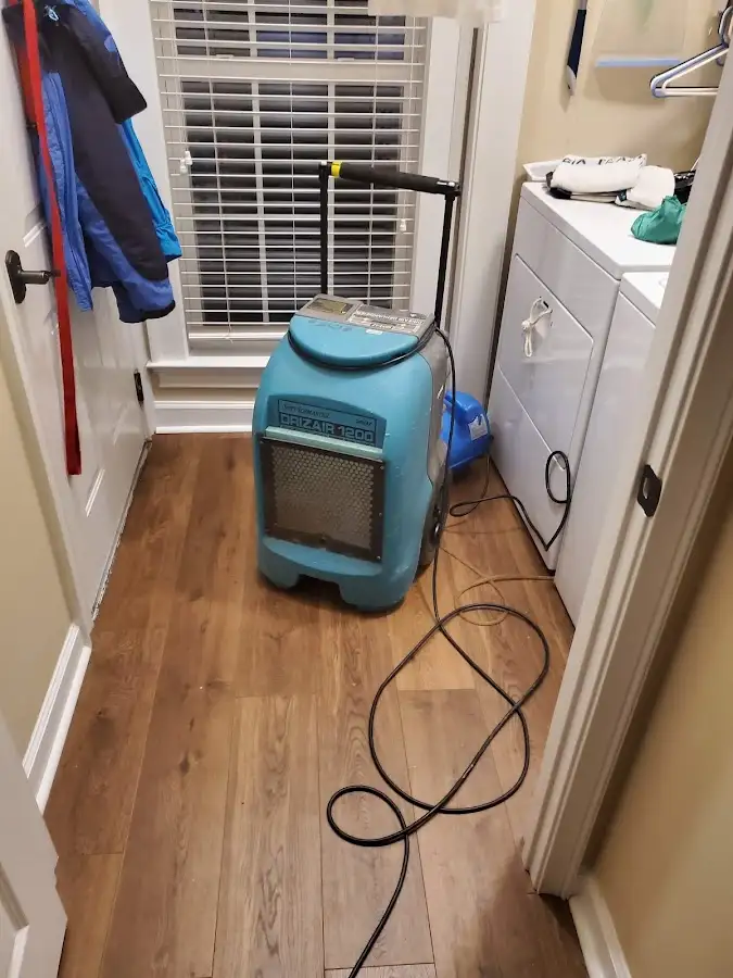 Commercial dehumidifier deployed for Flood Damage Cleanup in Camp Verde
