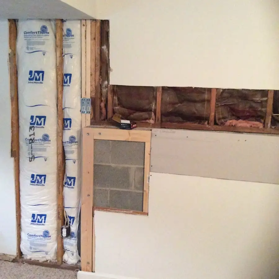Wall insulation replacement during Contents Cleaning & Restoration in Camp Verde
